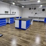 Blue And White Laboratory Wall Bench at Best Price in Coimbatore | V Penta Industry