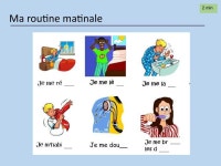 루틴원(ROUTINE1) | Ma Routine, Lesson 1 - Year 8 French, Bottom set! | Teaching Resources