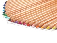 Colored crayons on white background | Stock image | Colourbox
