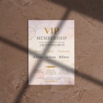 브이아이피멤버스(VIP MEMBERS) | VIP MEMBERSHIP, 전단지·포스터·인쇄물 포트폴리오 - 크몽