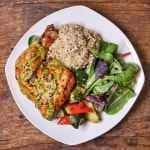 샐러드로우 앤 트라타(광화문점)(SALADLOW&TRATAR) | Photo by Ron 💣NYC Food on January 14, 2019. | salad, roast chicken 그리고 rotisserie