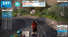 Strava에서 Jeong Hun C.님이 2023년 2월 5일에 수행한 17.8km 라이딩 활동 Zwift - Road to Sky in Watopia - Jeong Hun C.'s 17.8km...