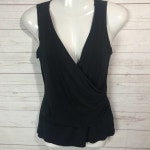 미카엘라제의방 | CAbi | Tops | Cabi Faux Wrap Tank Top 85 Black Small | Poshmark CAbi | Faux Wrap Tank Top #805 Black Small