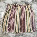 Abound | Skirts | Abound Women Elastic Waist Button Front Striped Casual Skirt M | Poshmark Abound Women Elastic Waist Button...