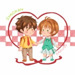 Sakura and Syaoran Karina Benício Saita - 일러스트 ART street (아트 스트리트) Sakura and Syaoran /Karina Benício Saita