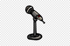 소나타스탠드클럽 | 마이크 스탠드 클럽 펭귄, 마이크, 전자 제품, 만화 png | PNGEgg