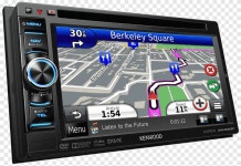 GPS Navigation Systems Kenwood Corporation Vehicle audio Kenwood DNX 4150BT 6.2" WVGA Double DIN DVD-Receiver with Navigation...