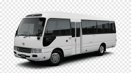 Toyota Coaster Bus Car Toyota Hilux, bus, car, mode Of Transport png | PNGEgg
