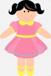 Dress Rag doll Paper doll Girl, dress, child, hand png | PNGEgg