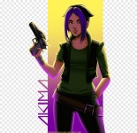 hair ae : 반하다 | Titan A.E. Akima Don Bluth Cale Tucker Preed, Animation, purple, black Hair png | PNGEgg