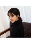 베이직앤 베이직 기모 터틀넥 슬림 원피스