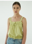 탑인베이스먼트 | The Ora-SHIRRING TOP (GREEN)│삼성물산 온라인몰 SSF Shop SHIRRING TOP (GREEN)