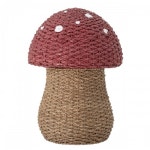 seaweed basket with lid Ø 43 x H 61 cm red 08662 | 수납바스켓 - 해브어 블루밍빌 - Corintha seaweed basket with lid Ø 43...