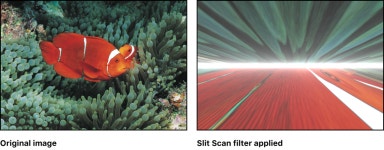 Slit Scan filter in Motion - Suporte da Apple (BR) Slit Scan filter in Motion