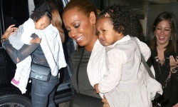Mel B's baby daughter can't keep her eyes open after dinner in Beverly Hills | Daily Mail Online Time for bed? Mel B's baby...