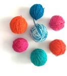 Mixed Yarn Lot 2 Orange Teal Turquoise Fuchsia Pink - Etsy