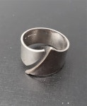 링스피에이 | Antique Adjustable Open Wide Sterling Silver Ring | Etsy