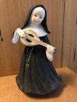 첼로수녀복 | 1950's Berman & Anderson Music Box Vintage Nun Playing | Etsy