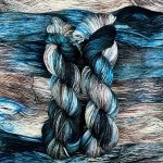 Silver Blue Yarn - Etsy