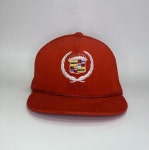 Cadillac Vintage 1980's Red Corduroy Snapback Cap / Hat - Etsy