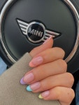 Fake Nail Set, Include :1pc Jelly Glue And 1pc Nail File,Easy To Wear... 젤네일로 스타일을 높이세요. 작은 스틸볼...
