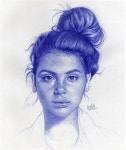 Pin page Art galleries에 있는 Layan님의 핀 | 수채화 초상화, 그림, 유화