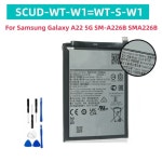5000mAh 휴대용 배터리 SCUD-WT-W1 WT-S-W1 삼성 갤럭시 A22 5G SM-A226B SMA226B 교체 용 휴대 전화 배터리 + 도구