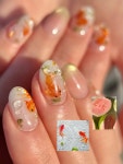 Mix design nails 외관 공사가 계속 진행중이예요 오시는 분들 놀라지마세요♡ #busannails #knails #koreanails #부산네일 #에이샵네일