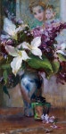 (usa) Early spring and cassatt by Daniel F. Gerhartz (1965- ). American impressionist. | 파스텔