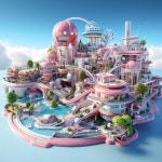 ปักพินโดย 령 희 ใน 3D_modeling | ทิวทัศน์