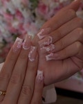 𖧷 Pin by av0catee on ʚ﹒ideas nails ㆍɞ | Girly acrylic nails, Quinceanera nails, Pink acrylic nails