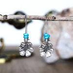 루릴닷컴 | Vintage Drop Earrings Retro Flower Design Match Daily Outfits Party Accessories Tribal Jewelry Gift For Family\u002F Friends\u002F...