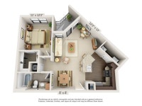 769 sq. ft. Great open floor plan. Located in the heart of Murfreesboro,… | 집, 집 꾸미기, 평면도