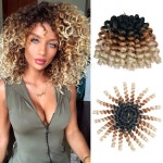 움프 헤어(Oomph Hair) | Ombre Synthetic Braiding Hair Jumpy Wand Curl Crochet Braids Jamaican Bounce Synthetic Crochet Hair Ombre Synthetic Braiding Hair...