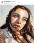 portrait #watercolor #gouache #acrylic #painting #aesthetic #process #beutiful #inspiration #reference #composition #a… | 인물화