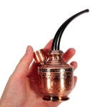구리경찰서(Cafe Herb) | Wielka Wyprzedaż Dzienny MINI Wody Palenia Rury Palenia Tytoniu Rury Miedziane Jamajka Herb Grinder | 물담배, 허브, 구리