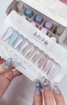 Habom 하봄 on Instagram: "Glass Beads🔮✨ #asmr Buy: Yogurt Nails @yogurtnail.co.kr - 유리구슬 요즘 신상은 아니지만 예전에 만들어뒀던...