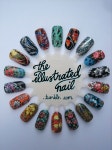 홀네일(whole nail) | nail wheel | 네일아트, 네일, 젤네일