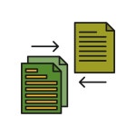 프로젝트 문서 이송 아이콘, 화살, 배경, 디자인 PNG, 일러스트 및 벡터 에 대한 무료 다운로드 - Pngtree