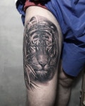 인물타투/홍대타투 Tattooist BK on Instagram: “🐯 커버업입니다^^”