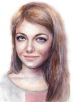 Pin by 아리 수 on 사랑 | Watercolor portrait painting, Watercolor paintings, Portrait