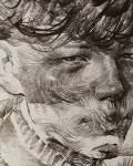 #illustration #drawing #fineart#goodmorningart#sketch #doodle #portrait #드로잉 #일러스트#wat… | Charcoal art...
