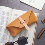 Leather Sunglasses Case / Glasses Case / Sunglasses sleeve / Eyewear Case | 가죽공예