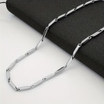 남성과 여성을 위한 스테인레스 스틸 체인 목걸이, 힙합 스타일의 목걸이 보석 Férfiak És Nők Számára Készült...