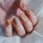 네일아트염색전문샵 죤(ZONE) | 𝕐𝕦𝕜𝕚 𝕆𝕤𝕙𝕚𝕞𝕒 🦩ゆきちはInstagramを利用しています:「˗ˏˋ #ゆきちの印象派ネイル ˎˊ˗ ゴッホみたいな色味𖥧 𖧧...