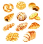Bread Illustrations by 또톳 ttotot 포트폴리오 - 노트폴리오