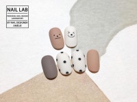 네일 이떼(Nail Itte) | NAIL LAB on Instagram: “- 꺄아앗~🐻❤️ #handdrawn #손그림#naildesigneramelie @it_is_all_me _ Design by @itnail...