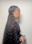 Pin page Pin by grrr on ㅤㅤㅤㅤ ㅤㅤㅤㅤ in 2024 | Sleek ponytail hairstyles, Quick braided hairstyles, Human hair wigs
