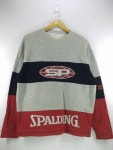 Spalding Vintage Spalding Spell Out Multicolor Colorblock Sweatshirt Jumper Pullover Size Medium Size US M / EU 48-50 / 2 | 디자인