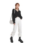 아워유니폼 / Our-uniform on Instagram: “깔끔한 와이드팬츠 코디👻🖤 @our_uniform_” | Fashion, Tokyo fashion, Cool outfits